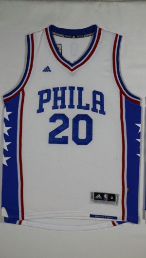 Maillot De Basket Philadelphia 76ers Markelle Fultz 20 Tissus Sportif Fans Edition Blanc